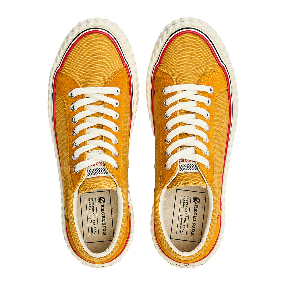 Bolt Retro Mustard White
