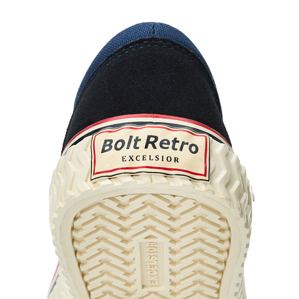 Bolt Retro Navy White